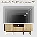 MAISONARIA Living Room Table Sets of 2, Fluted Coffee Table & Dresser TV Stand, Coffee Table with Storage, Sliding Doors TV Stand for Living Room (Natural)