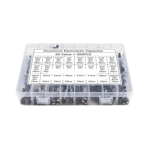 Condensateur électrolytique kit de 500 unités pour éviter les pannes de composants