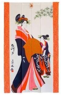 Yangfan Japanese Geisha Noren Doorway Curtain Door Decorating