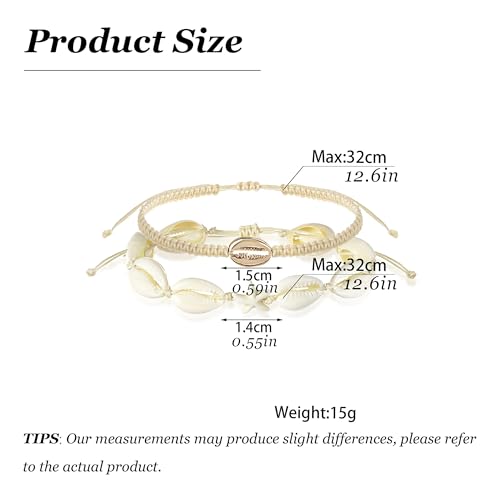 Image of Shell Anklets for Women Shell Beach Jewelry Accessories White Pink Black Flower Ankle Bracelet Summer Vacation Dress Outfits