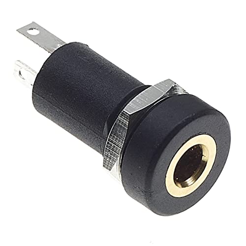 3,5-mm-Klinkenbuchse, 3-polig, 5 St&uuml;ck - Audio-Video-Buchse, Stereo, L&ouml;tanschluss, Kopfh&ouml;rer mit Mutter