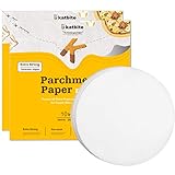 Katbite 10 Inch Parchment Paper Rounds, 400Pcs Round Parchment Paper for Cake Baking, Air Fryer...