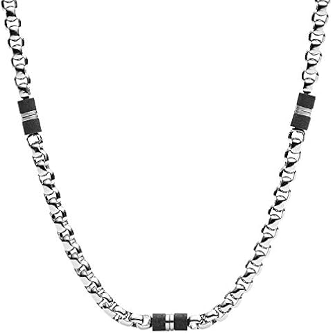 Fossil Silver Stainless Steel Necklace JF03314040 Cover