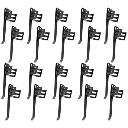 20 Pack Recyclable Metal Light Clamps Modifiable Suitable For Multiple Brand Torches And Work Radiances Modifiable Light Clip