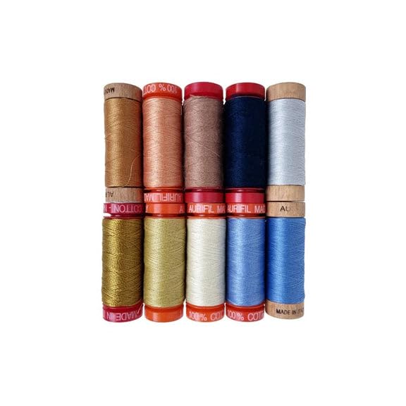 Couture décorative et broderie passion : les bobines de coton égyptien Conway Cottage