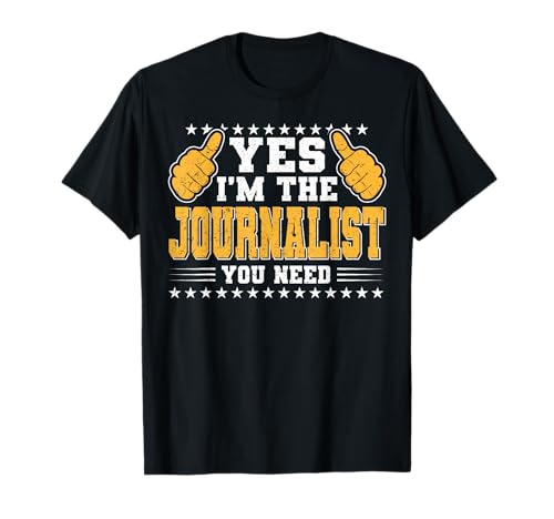 Retro Profession I'm The Journalist Camiseta