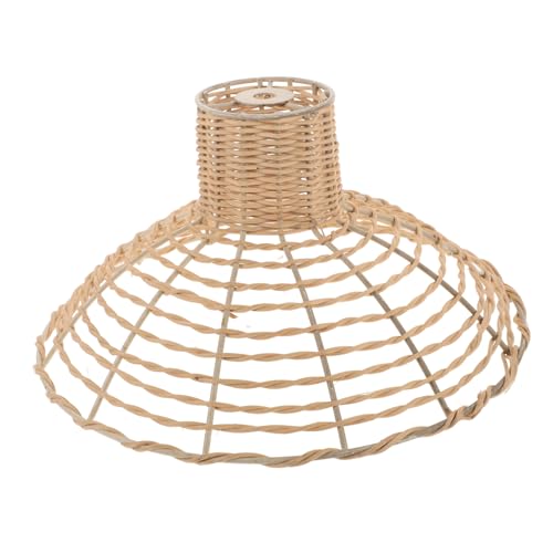 Abat-jour en rotin tissé main idéal pour illuminer un balcon ou un salon bohème
