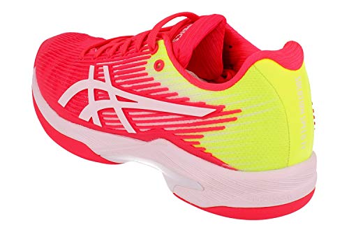 ASICS ASICS Solution Speed FF Indoor Womens Tennis Shoes 1042A094 Sneakers Trainers (UK 8.5 US 10.5 EU 42.5, Laser Pink White 702)