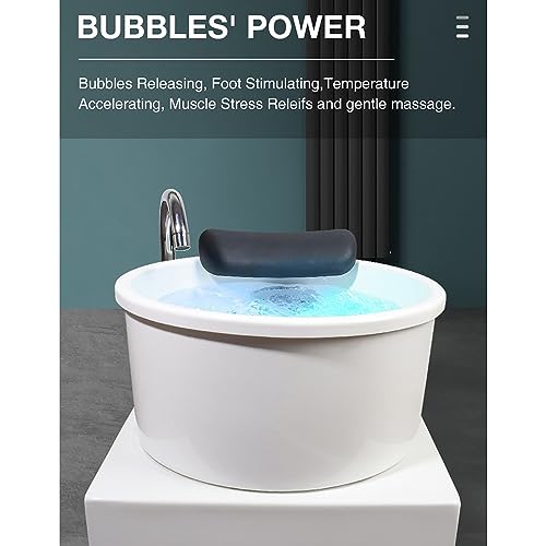 Masajeador de pies grande con baño profundo SPA y luz miniatura 6