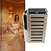Sauna Heater, 3.6KW 110V Internal Control Temperature Adjustable Stainless Steel Electric Sauna Stove, High Heating Efficiency Electric Sauna Heater for Home Hotel Use