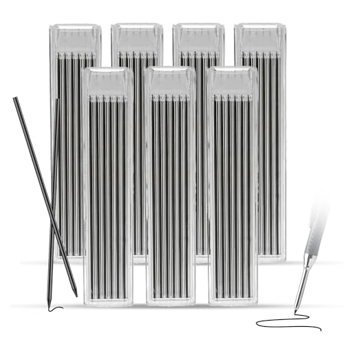 XIYING Tracer Pencil Refills 42 Pcs Black Pencil Refills for Woodwork Construction Building Replacement Woodworking Marking Scribe Tools