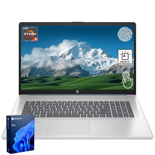 HP Laptop 17.3 pulgadas AMD Ryzen 5 8GB RAM 512GB SSD miniatura 1