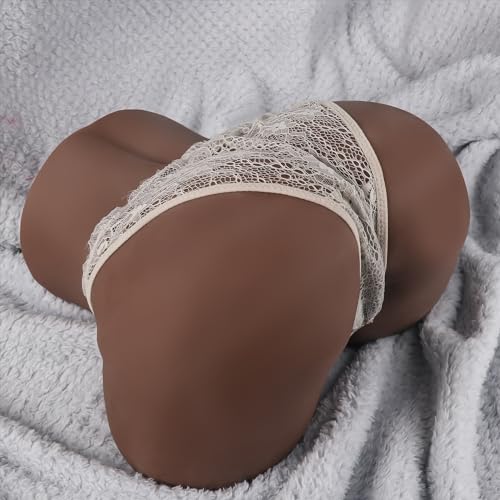 Image of Sex Doll Male Masturbator with Anal Vagina Sex Stroker Realistic Big Butt Brown Sex Dolls Pocket Pussy Ass Masturbator Lifelike Sex Toys for Men Masturbation Adult Toys for Men's Sex Orgasm