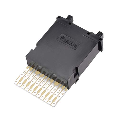 Uxcell Dip Switch Thumb Wheel Switch Km1 0-9 Digital Black 40 X 24 X 10 Mm 20 Pcs #TOP2