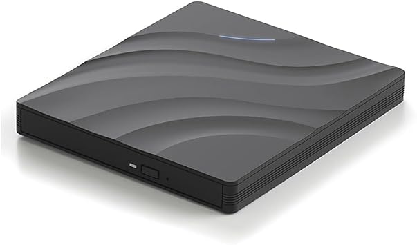 Portable 3D External Blu-Ray BD-Combo Reader Optical Drive with CD DVD Player Burner for USB 3.0 Laptop Computer Laptop