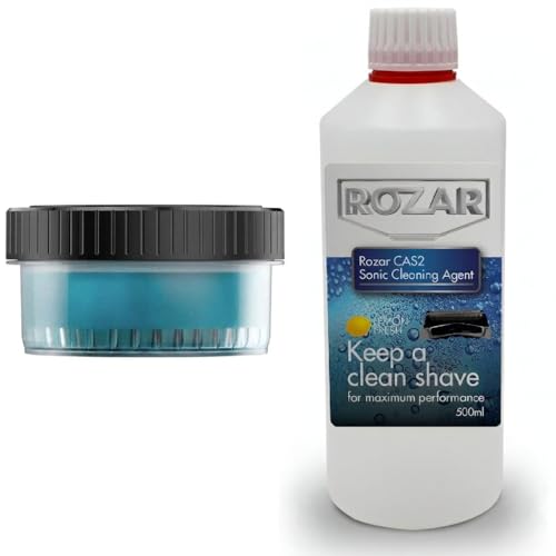 Philips Quick Clean Pod Cartridge CC + Shaver Cleaner Fluid Refill Bottle for 3 Refills Equivalent to 4 Cartridges 500ml Improved Formula with 25% More Isopropyl Alcohol