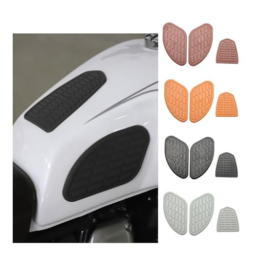 Réservoir carburant pad universel moto autocollant latéral genou - 4