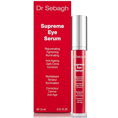 Dr Sebagh Supreme Eye Serum (0.5 fl oz) – Advanced Roll-On Formula – Designed to Aid Smoother Younger & Firmer-Looking Skin – Helps Reduce Puffiness Circles Fine Lines & Wrinkles – Boosts Elasticity