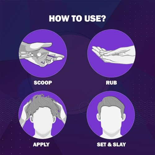 Image of Set Wet Hair Wax For Men - Matte Wax, 60g | Matte Look, Strong Hold, Restylable Anytime, Easy Wash Off | No Paraben, No Sulphate, No Alcohol