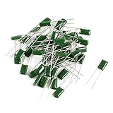 50 Pcs Radial Leads Polyester Film Cap Capacitance Capacitors Green 2A103J 100V 10nF 5%(50 Stücke Radial Führt Polyester Film Cap ?tskondensatoren Grün 2A103J 100-V 10nF 5% MENJEEEYIN
