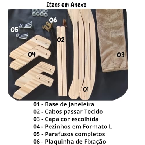 Luma Confort, Janeleira Prateleira Janela 2x1 Cama Descanso Para Gatos COR:BEGE