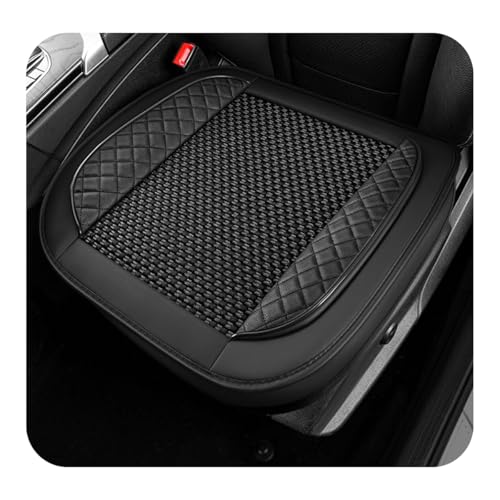 ZNDAW Car Seat Cover, Leather Vehicle Front Bottom Seat Cush