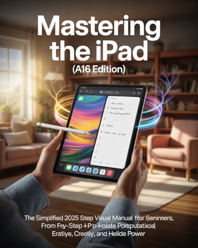 Mastering the iPad (A16 Edition): The Simplified 2025 Step-by-Step Visual Manual for Seniors and Beginners: From First Tap to Pro-Level Productivity,...