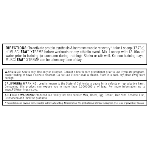 Image of ALLMAX MUSCLEAA Xtreme, Cherry Limeade - 532 g Powder - Provides EAAs, BCAAs & Hydration - Up to 30 Servings