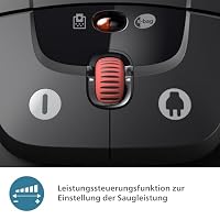 PHILIPS 8000-Series Beutelstaubsauger Performer LED - 900 W Motor, TriActive+ LED-Düse, HEPA, 12 m, Langlebige Beutel, Deep Black (XD8122/10) – Ansicht 6