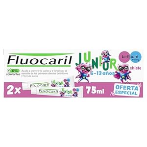 Fluocaril Junior Zahncreme-Gel Bubble 2x75ml