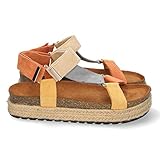 Sandalia bio suela con yute y anillas