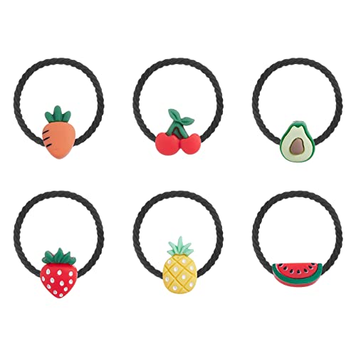 10/20/24/30 Pcs Pack Girls Elastic Hair Band Flower/Fruit/Animal/Bows Cute Cartoon Rubber Hair Ties Girls Hair Accessories (Style 2, 30Pcs) #TOP11