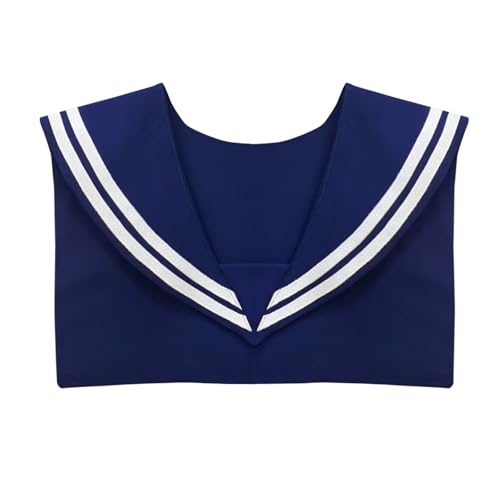 Sailor Collar for Women Detachable Fake Collar Accessory Polyester Scarf to Match Tops DressesDress