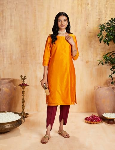 Image of Amazon Brand - Myx Women Relaxed Rayon Dhoti Pants (Available in Plus Sizes)