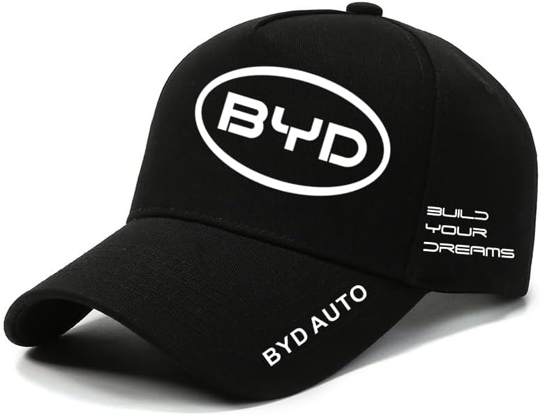 Car Baseball Cap for BYD Denza D9 EV/DM-i 2022–2025, Car Logo Cap Breathable Adjustable Sports Cap Casual Sun Visor Hat for Running & Golf Outdoor Activities Unisex Hat Accessories
