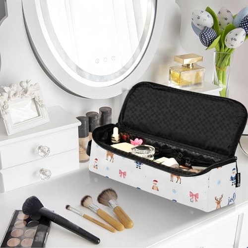 Bolsa de viaje para herramientas de cabello para mujer con tapete resistente al calor y organizador impermeable para rizador, plancha y secador miniatura 7