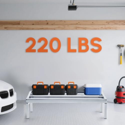 Image of MorningRo 2 Pack Dunnage Rack 48 inch Long x 20 inch Wide, 7.9 inch Height