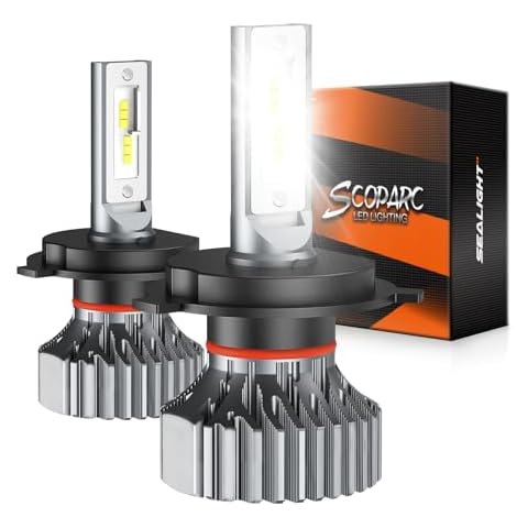SEALIGHT H4/9003/HB2 Bulbs, Super Bright Bulbs, Quick Installation, Fanless Light, Non-Polarity, Fog Bulbs, Powersports Accessory Lights, Pack of 2 Cover