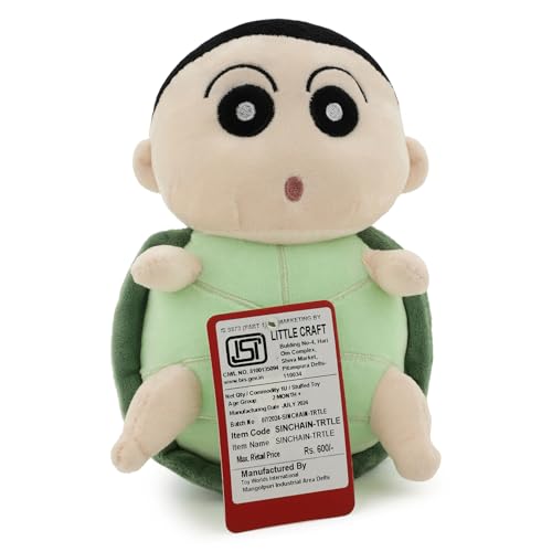 Image of Green Turtle Soft Toy for Kids with Cute Hug-Friendly Plush for Babies, Toddlers & Children Safe, Lightweight & Easy to Clean (25CM)
