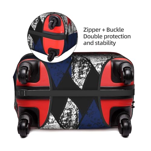 Travel Luggage Cover Vintage Sunflower Panama Panamanian Flag Fashion Washable Baggage Suitcase Protector Fit For Luggage X-Large3