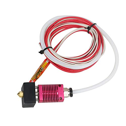 Lysee 3D Printer Parts & Accessories - MK6 Head Kit 3D Printer Head Kit Brass 230 Centigrade Nozzle VDX99 - (Color: Red)