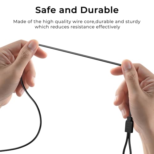 Image of Tobfit USB A Charging Cable for PSP 1000 /2000 /3000 /PS3, 2 in 1 USB A Data Charger Cable Lead for PSP 1000 2000 3000