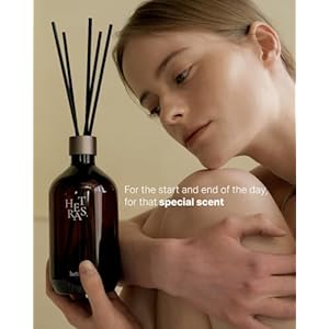 hetras Premium Reed Diffuser Set, Large 16.9 fl. oz | Essential Oil Fragrance Diffuser with Sticks for Home, Office, Bathroom & Room Decor | Hotel Wood Scents | Long-Lasting | House Gift hetras Premium Reed Diffuser Set Large 169 fl oz Essential Oil Fragrance Diffuser with Sticks for Home Office Bathroom Room Decor Hotel Wood Scents Long Lasting House Gift