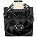Cooler Master Hyper 212 Black CPU Air Cooler - Aluminium Finish, 4 Compact Continuous Direct Contact Heat Pipes, SickleFlow 120 Edge Fan, LGA1700 & AM5 Brackets - Black