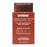 Shrine Drop It Hair Dye Drops – COPPER | Semi-Permanent Vegan Hair Colour | Customisable Tones | Damage-Free | Cruelty-Free | Long-Lasting Warm Copper Shade