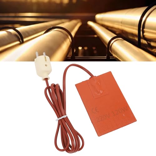 Auto-LKW-Ölwannen-Heizkissen, 220 V, 120 W, Automotor-Silikon-Heizkissen, Silikon-Heizheizmatten-Pad, Motorheizung, Ölwannen-Heizkissen, Ersatzblockheizung für Metalloberfläche