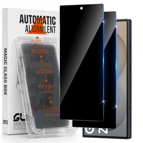 Xunzii Sichtschutz für Samsung Galaxy Z Fold 8 Ultra/Z Fold 7 5G für Panzerglas, [Auto-Installation] Sichtschutzfolie, 9H-Härte Kratzfest Privacy Schutzglas, Blasenfreie Anti-Spy Schutzfolie [2 Stück]