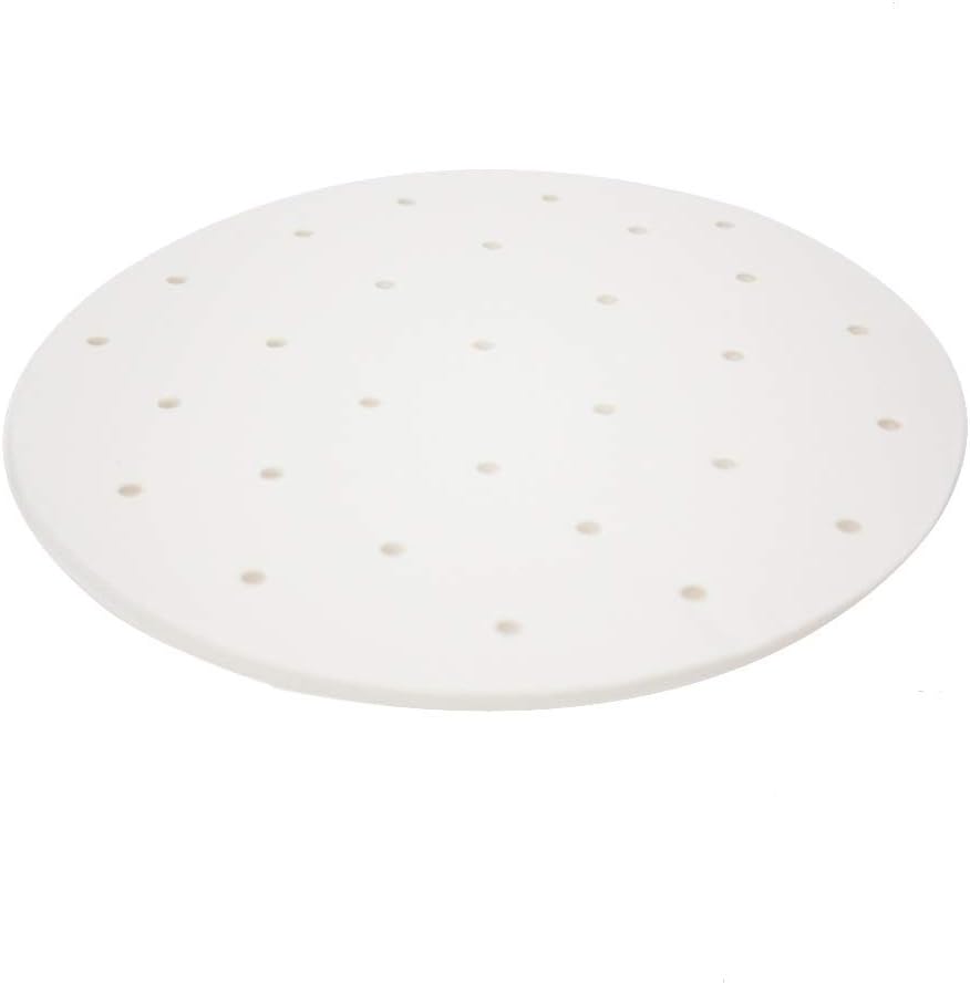 Air fryer Perforated Parchment Paper Liners, Best for Air Fryers, Bamboo Baskets, 100 Per pack, Non Stick, 9 inches, Baking, Steaming all Foods, Eco Friendly, Bonus Recipe E Book
