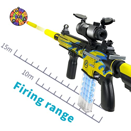 Agm Mastech Ar 416 Shell-Throwing Blaster Shot Gun With Tactical Vest Kit, 80 Refill Darts, 40 Shells, 4 Clips Magazines(8-Dart Reload), Tactical Mask, Wrist Band And Protective Glasses Toys Playset #TOP6
