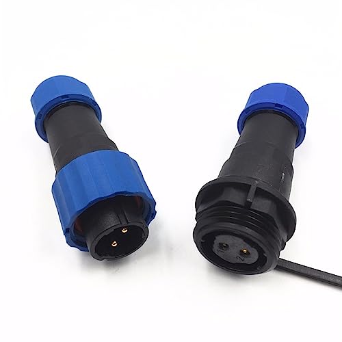 Connecteur aéronautique SP1310 6 broches femelle mâle étanche IP68 - 6
